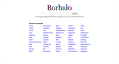 Desktop Screenshot of borbalo.com